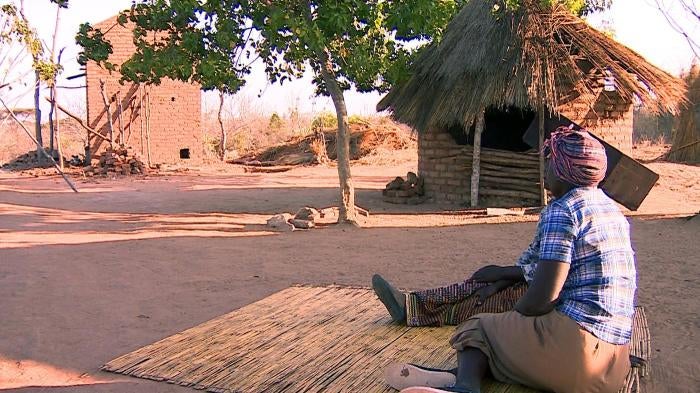 Two widows in eastern Zimbabwe, facing harassment from in-laws who are trying to force them to vacate their homes and fields. Rural Eastern Zimbabwe, October 2016. 