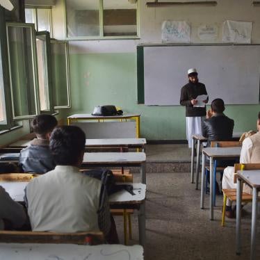 Schoolboys in a classroom