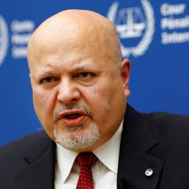 International Criminal Court Prosecutor Karim Khan gives an interview with Reuters about Israel and the occupied Palestinian territories, The Hague, Netherlands, October 12, 2023. 