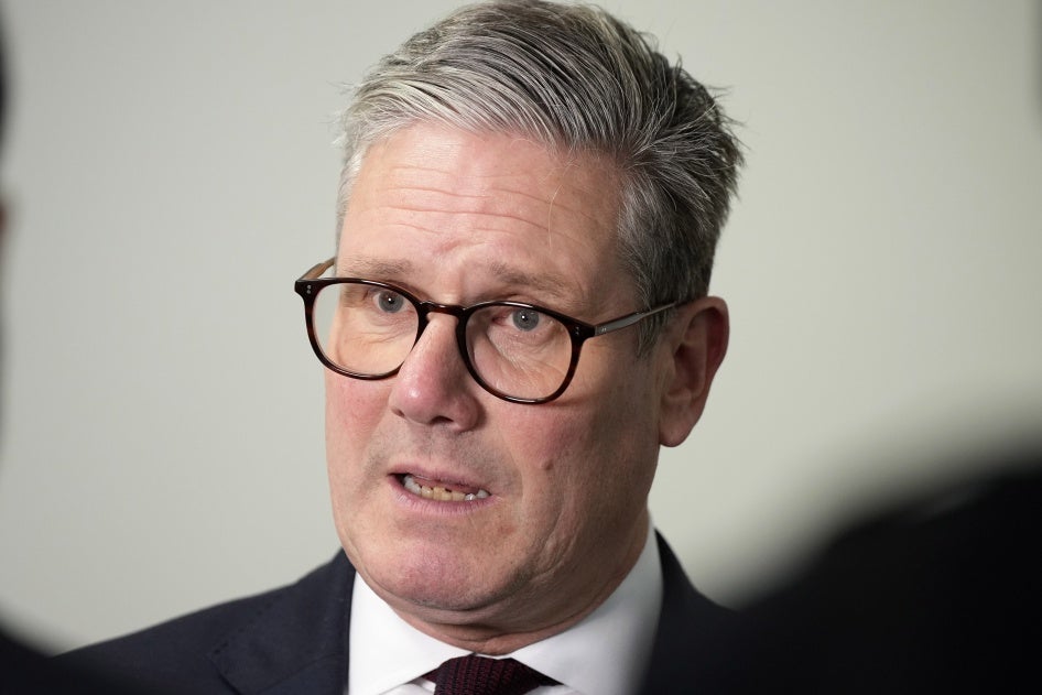 Britain's Prime Minister Keir Starmer speaks at the Senedd in Cardiff, Wales, UK, July 8, 2024.