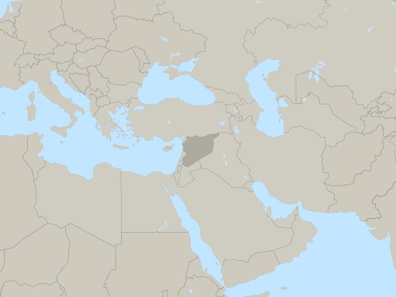 map of Syria